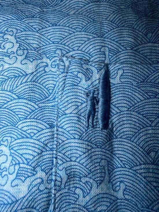 johnnie-O JMWS1200 Hangin’ Out Button Down Shirt XXL Coronado Blue - Picture 5 of 5